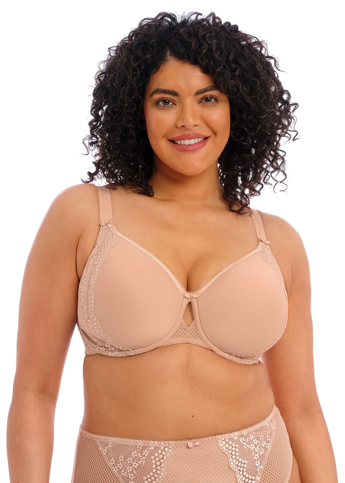Elomi Charley Bandless Spacer Moulded BH, Fawn - Billede 2