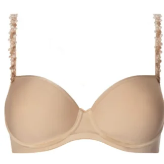 Mey halterneck spacer halfcup BH, Cream Tan