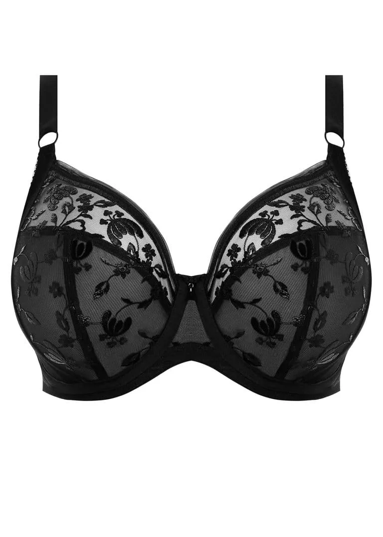 Elomi Roxanne Plunge BH, Sort