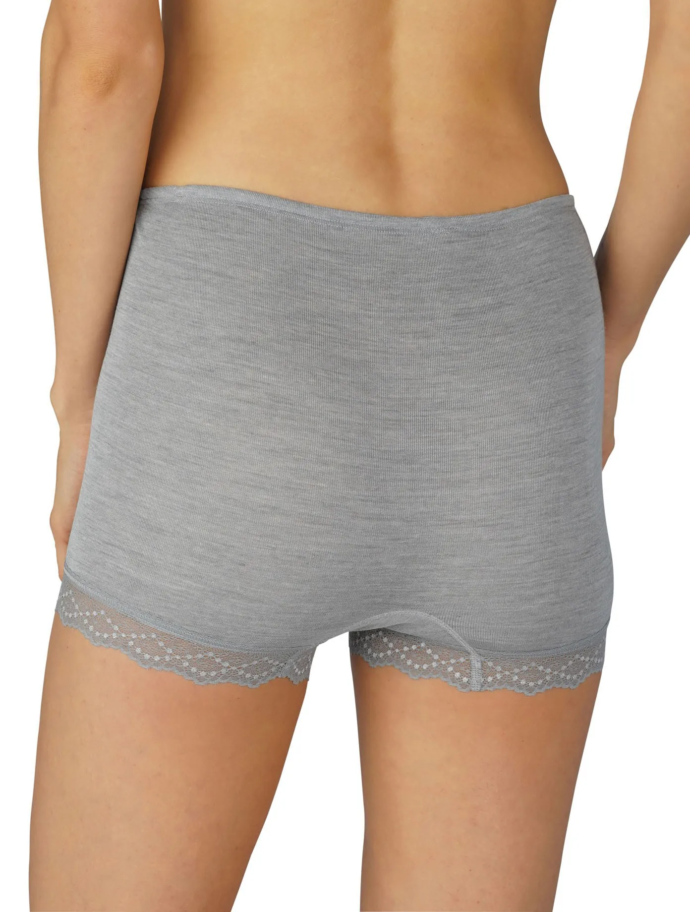 Mey Silk Touch Uld/Silke Retro Pants, Grå - Billede 3