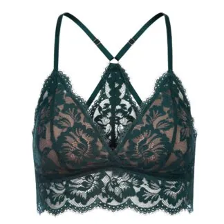 Mey Poetry Classy Triangel BH, Green Leaves