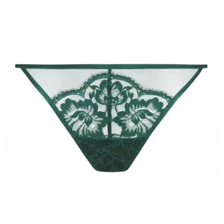 Mey Poetry Vogue Thong, Green Leaves