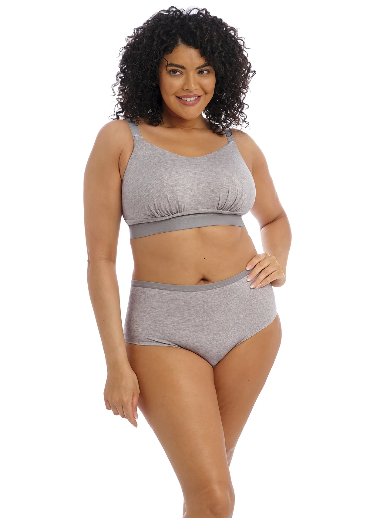Elomi Downtime bøjlefri bralette, grå - Billede 2