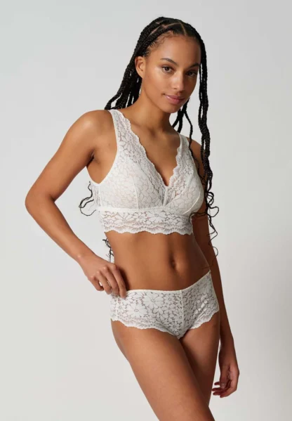 Skiny Bralette uden bøjle, Ivory - Image 3