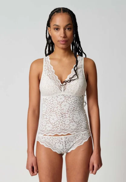 Skiny Wonderfulace Bralette Top, Ivory - Image 2