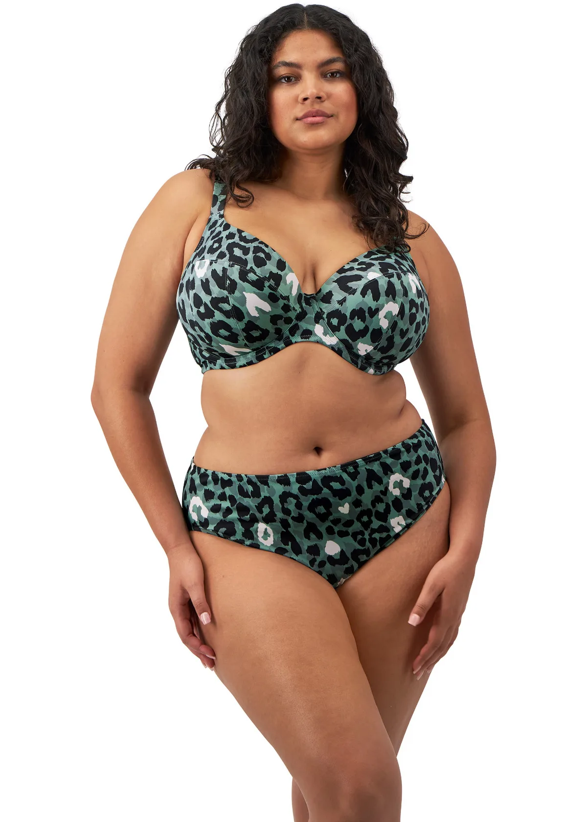 Elomi Jungle Bay bikini trusse, Olive - Billede 4