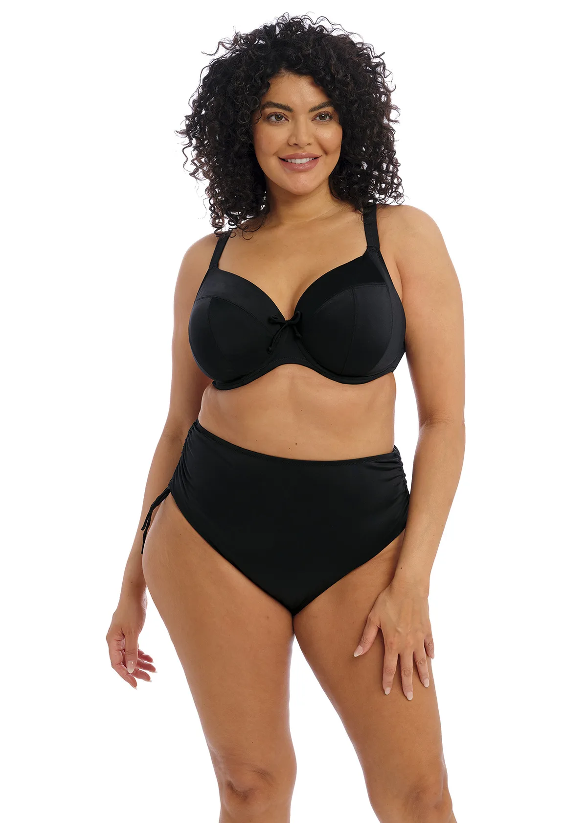 Elomi Plain Sailing justerbar bikini trusse, sort - Billede 3