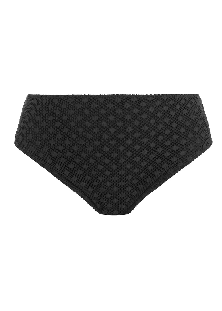 Elomi Bazaruto Black Mid Rise Bikini trusse