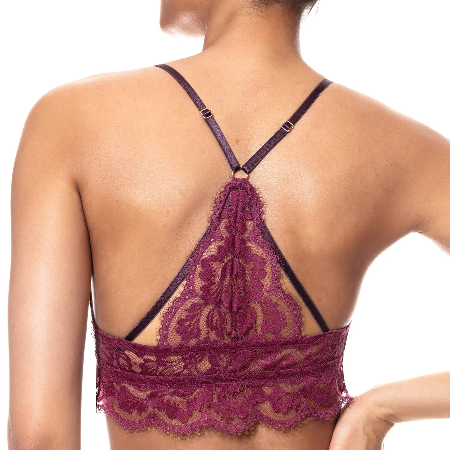 Mey Poetry Classy Triangel Bralette, Barbados Cherry - Billede 3