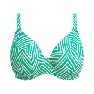 Elomi Fiji Falls Plunge Bikini Top med bøjle, Marine