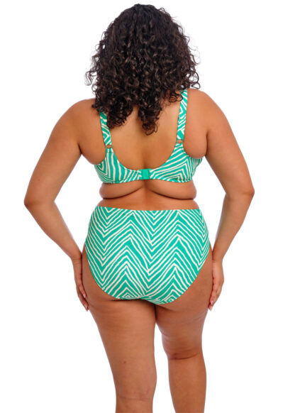 Fiji Falls Marine Mid Rise Bikini trusse, Marine - Image 4