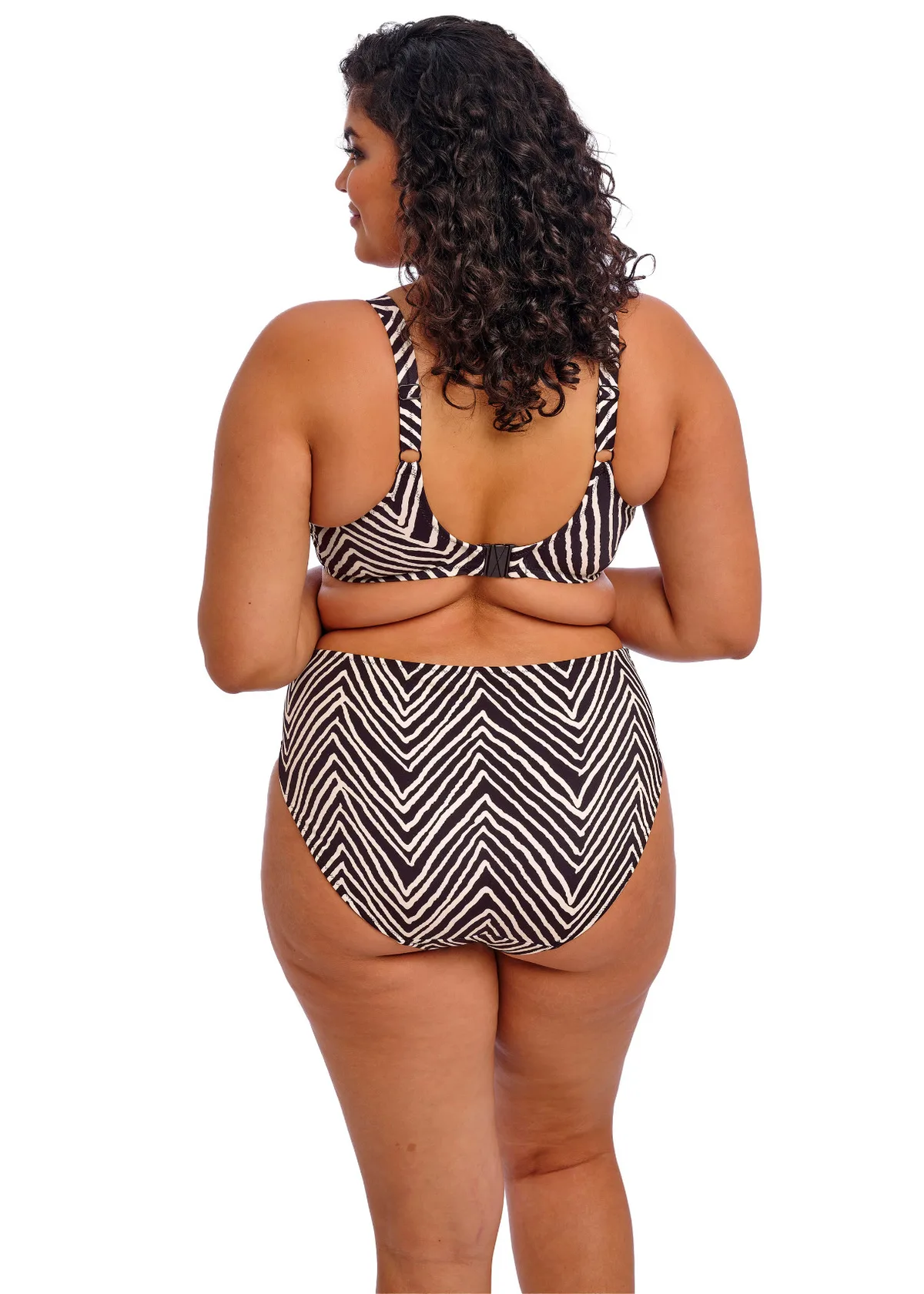 Elomi Fiji Falls Mid Rise Bikini trusse, sort - Billede 4