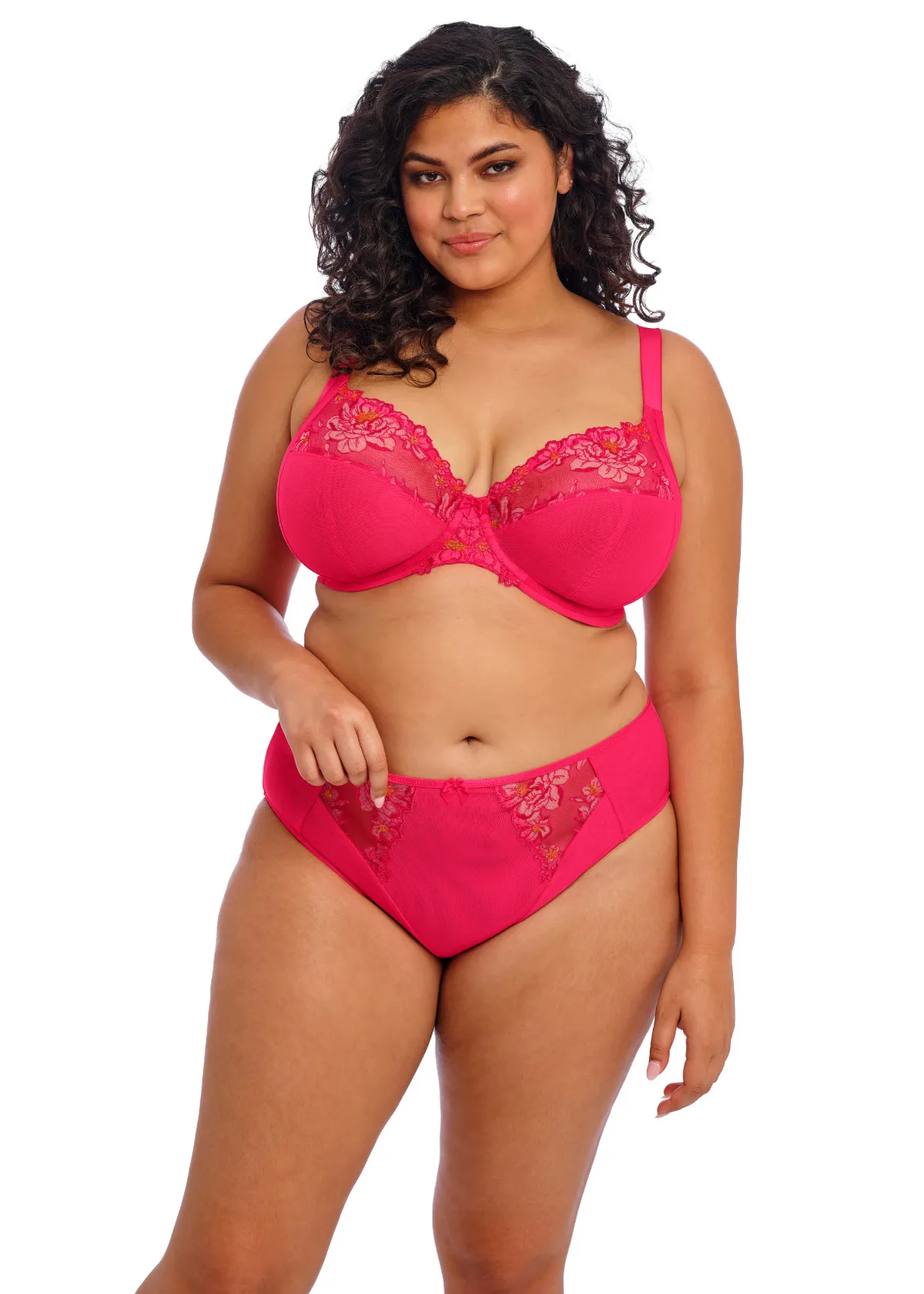Elomi Teagan Plunge bøjle-BH, Azalea - Billede 3