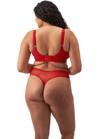Elomi Matilda Plunge BH med bøjle, Haute Red - Billede 4