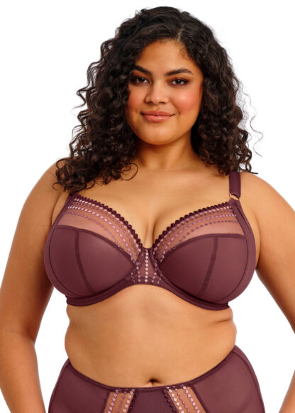 Elomi Matilda Plunge BH med bøjle, Sugarplum - Billede 2