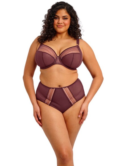 Elomi Matilda Plunge BH med bøjle, Sugarplum - Billede 3