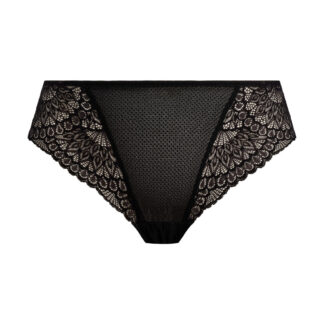 Elomi Tiernie Black Thong, sort