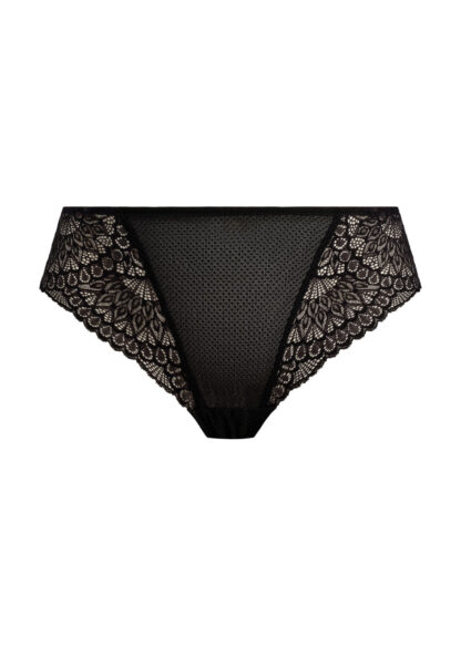 Elomi Tiernie Black Thong, sort