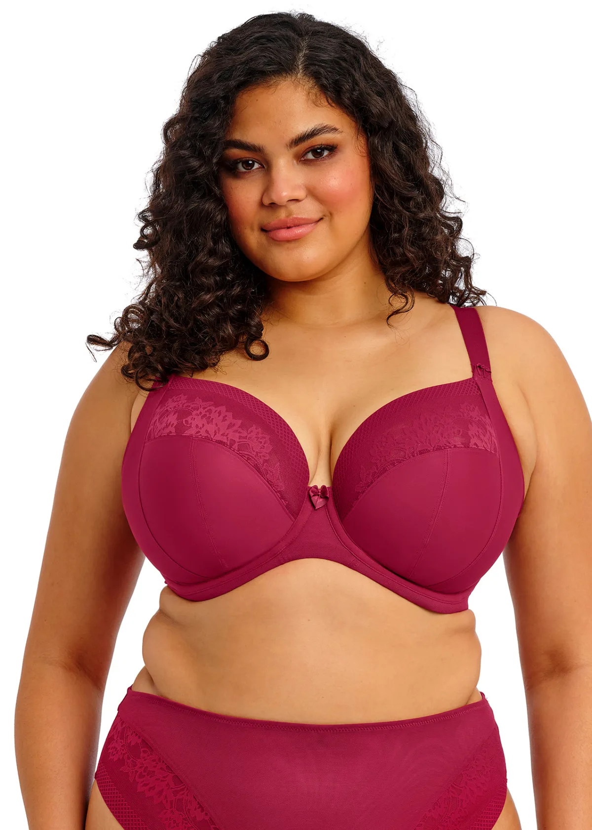 Elomi Nerina Plunge BH, Rouge - Billede 2
