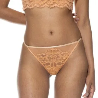 Mey Poetry Vogue Thong, Roasted Almond