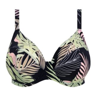 Elomi Swim Tropical Retreat Plunge Bikini Top med bøjle