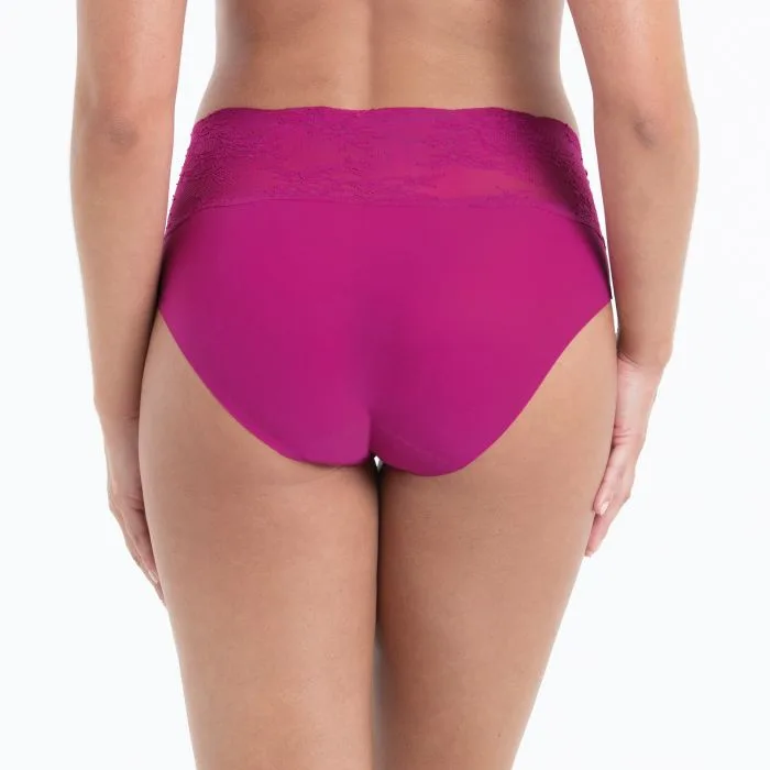Anita Essential Lace højtaljet trusse, Candy Pink - Billede 4