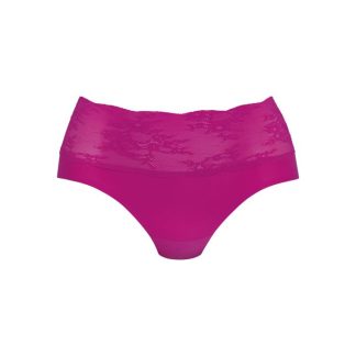 Anita Essential Lace højtaljet trusse, Candy Pink