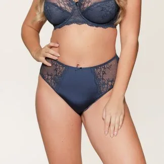 LingaDore Daily højtaljet trusse, Dark Denim