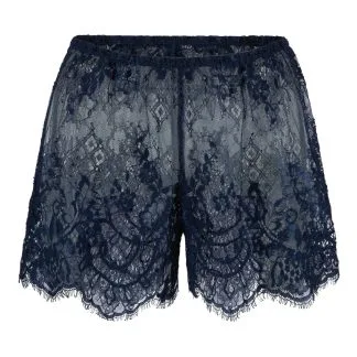 LingaDore Satin natshorts, Midnight